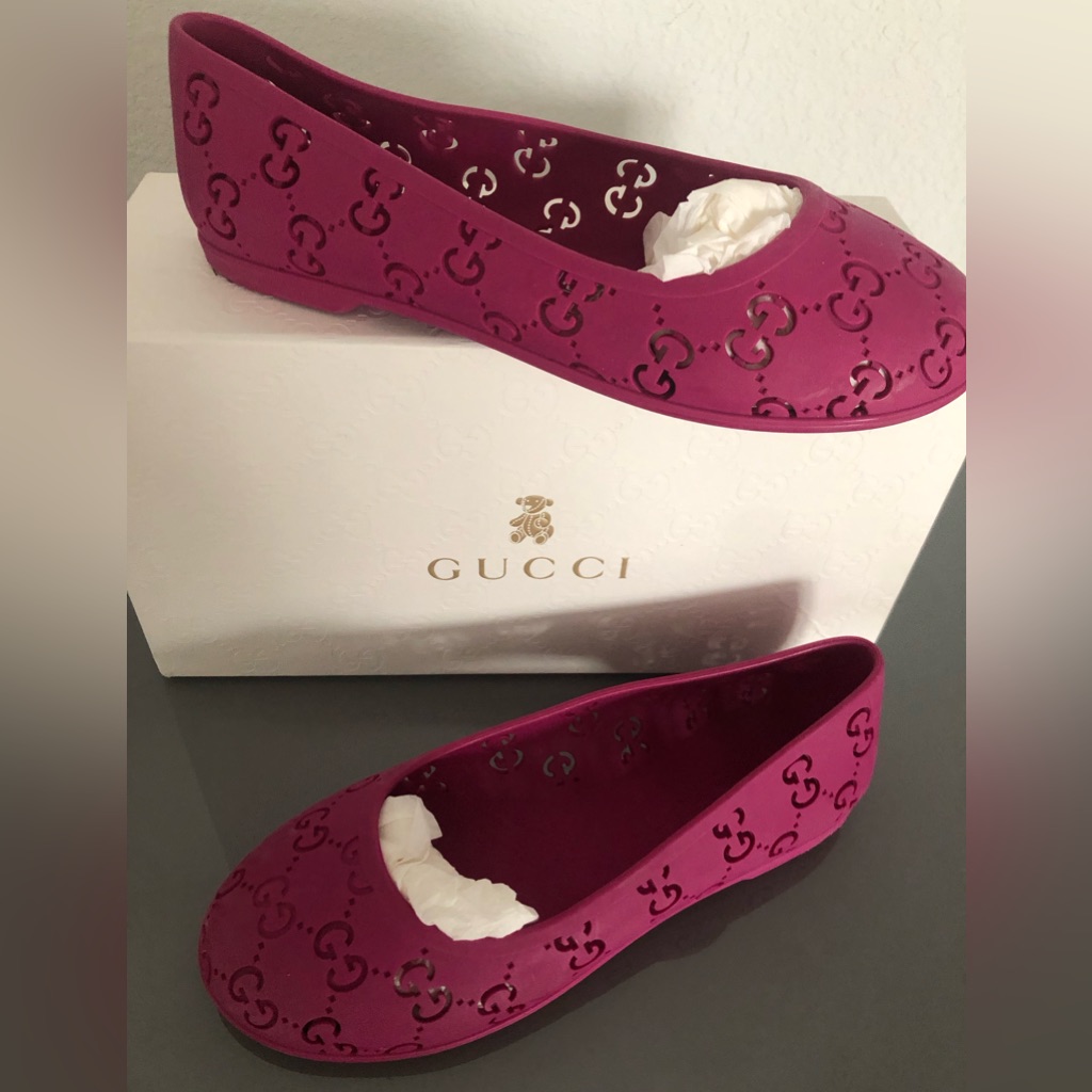 Gucci Girls Jelly Flat’s Size 29